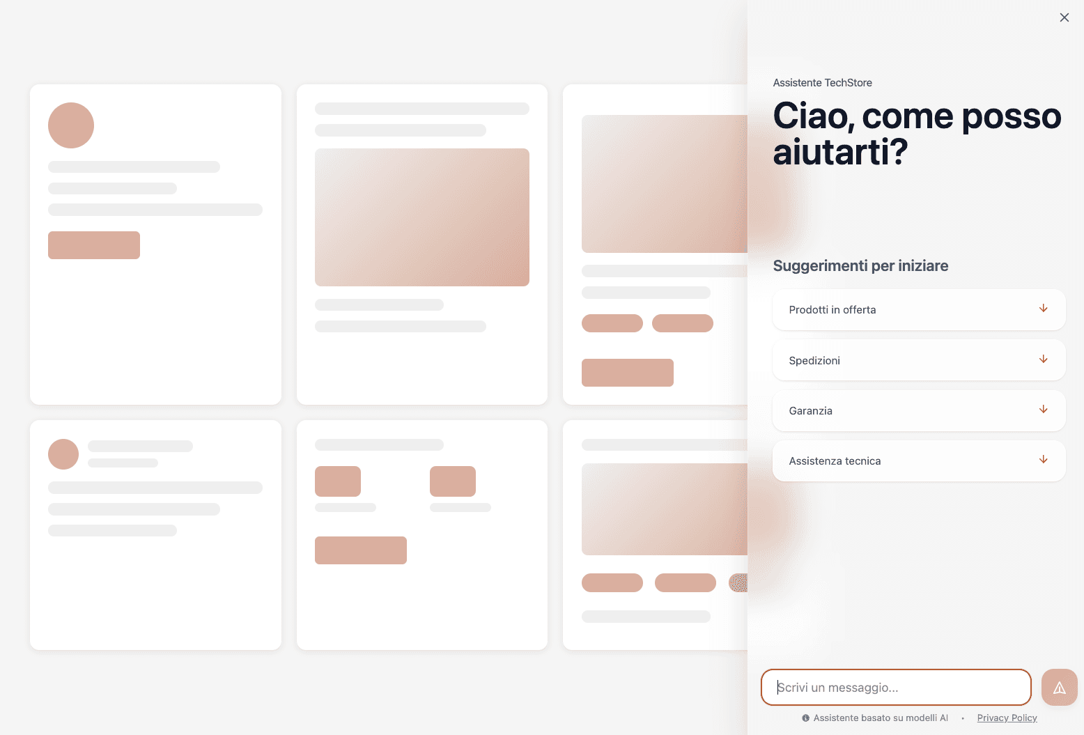Assistenti AI personalizzati - Dashboard e interfacce intelligenti
